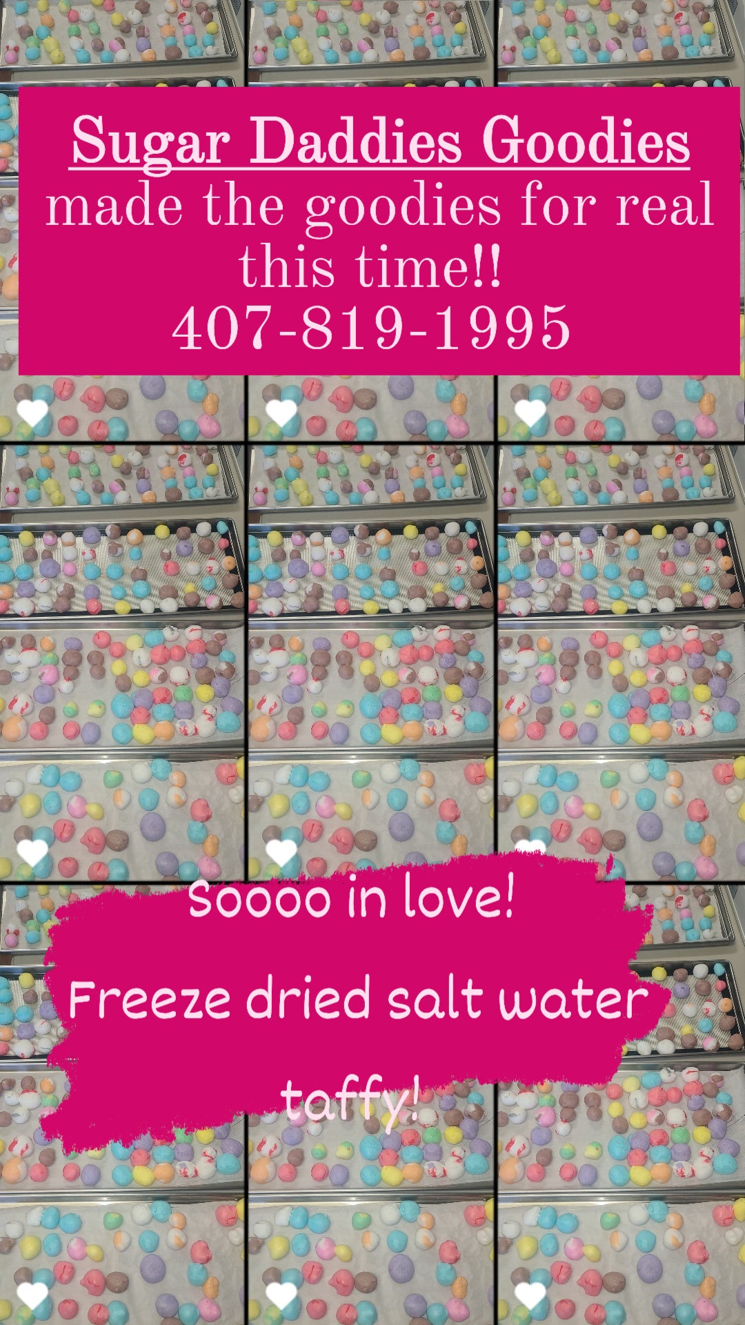 Freeze Dried Salt Water Taffy