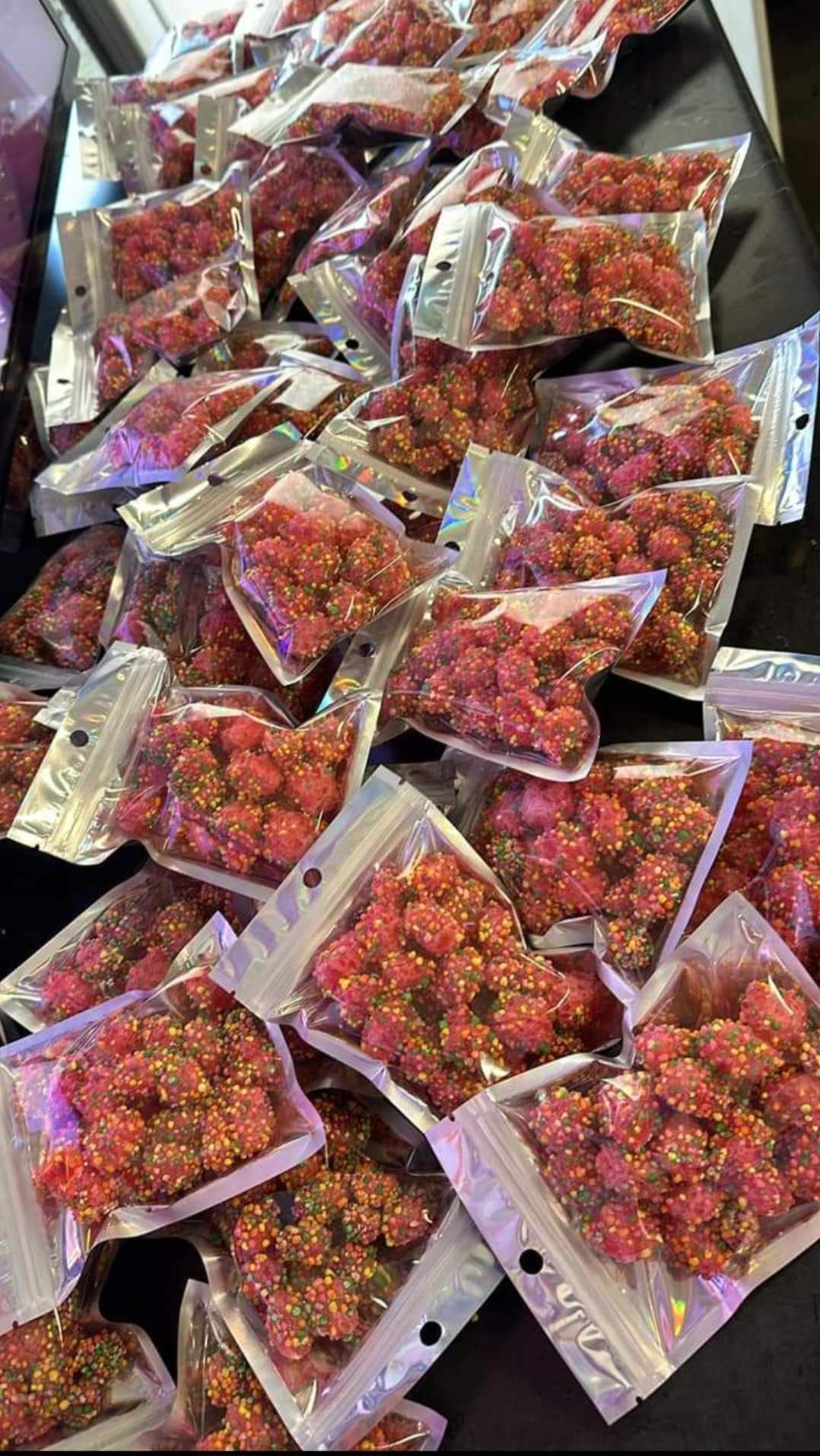 Pink Pokey Balls - Freeze Dried Nerd Clusters